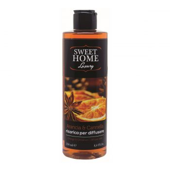 SWEET HOME DIFFUSER LUXURY -ΑΝΤΑΛ/ΚΟ 250ml ORANGE & CINNAMON