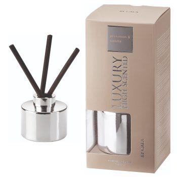 DIFFUSER LUXURY 8.5X7.5εκ 150ML 3 STICKS PERSIMON & VANILLA