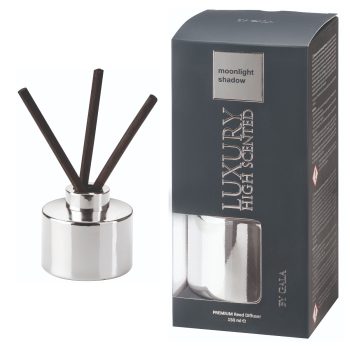 DIFFUSER LUXURY 8.5X7.5εκ 150ML 3 STICKS MOONLIGHT SHADOW