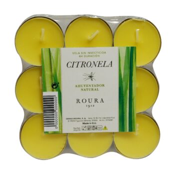 CR TEALIGHTS PACK 18 CITRONELLA