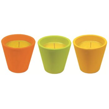 CR CARIBE TERRACOTA POT 80X82mm CITRONELLA