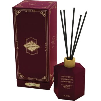 DIFFUSER RED HEXAGONAL100ML GINGERBREAD