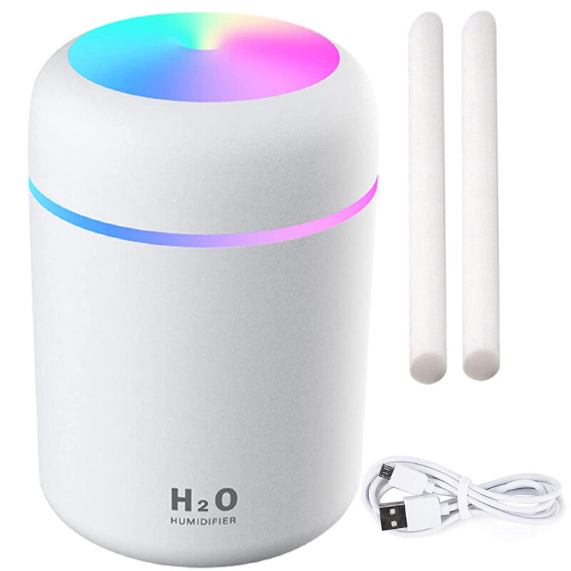 Συσκευή Αρωματισμού USB COLORFUL HUMIDIFIER ΑΣΠΡΟ 300ml