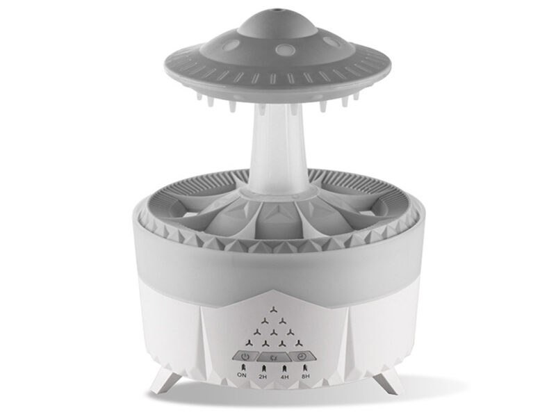 Συσκευή Αρωματισμού UFO RAINDROP AROMA DIFFUSER ΑΣΠΡΟ 350ml