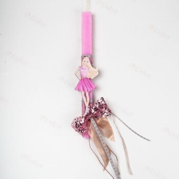 ΛΑΜΠ. U26 L. PINK 22/22/290 ΞΥΛ. BARBIE ΡΟΖ ΦΟΥΣΤΑ 13εκ.