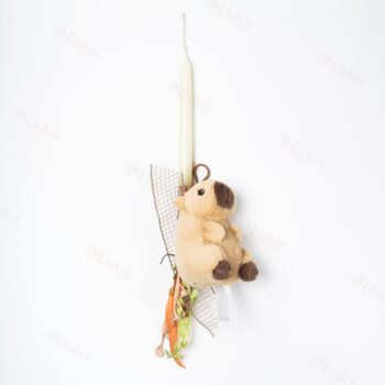 ΛΑΜΠ. U26 ΕΚΡΟΥ 40cm Capybara Bagclip